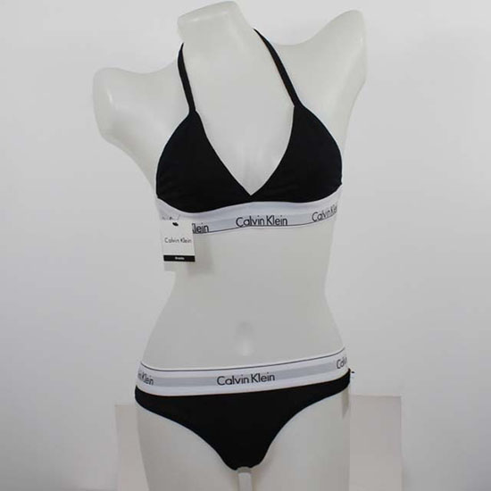 Conjunto Sujetador y Slip Calvin Klein Mujer Blanco